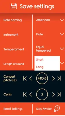 Master Flute Tuner android App screenshot 0