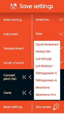 Master Flute Tuner android App screenshot 1