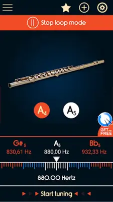 Master Flute Tuner android App screenshot 3